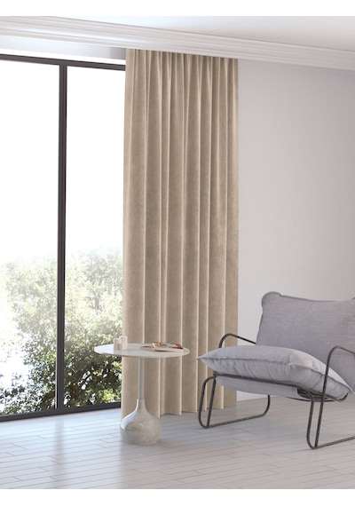 Bej Fon Perde 150x260 Bej