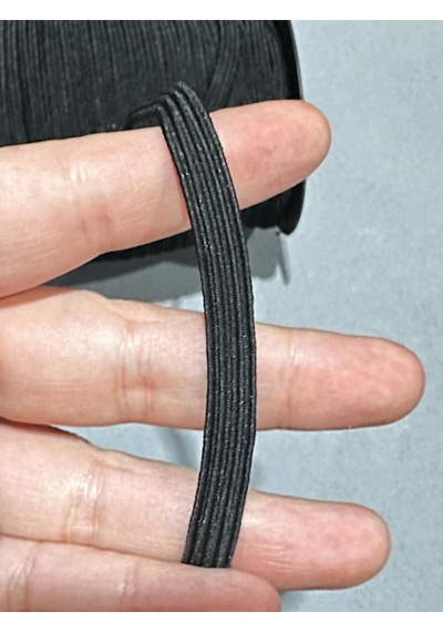 Paşateks 6 Mm Tres Lastik 5 Metre-siyah