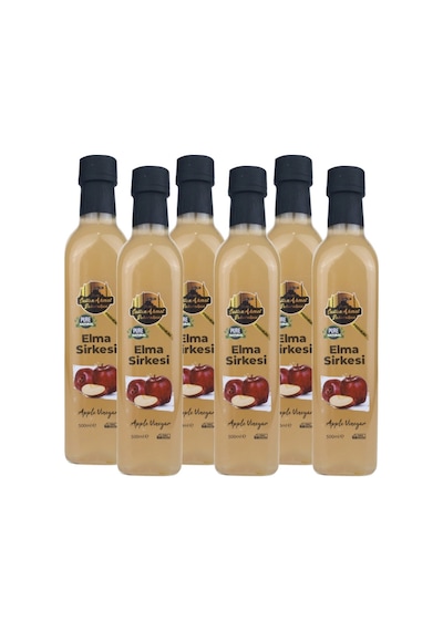 Elma Sirkesi %100 Katkısız Doğal 6x500 Ml Özel Üretim
