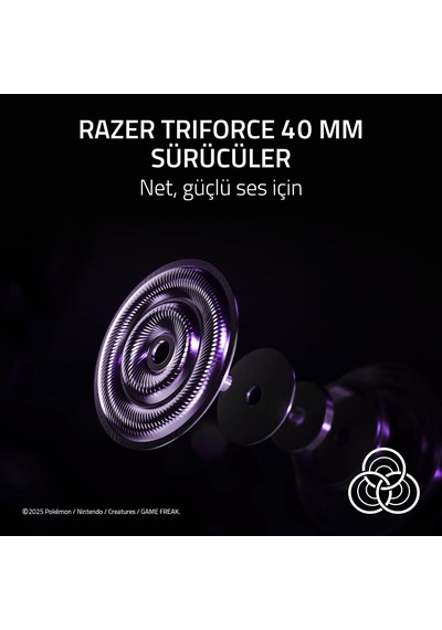 Razer Kraken Kitty V2 - Pokémon Gengar Edition - Usb Kulaklık - Gengar Spike'lar - Stream Reakt
