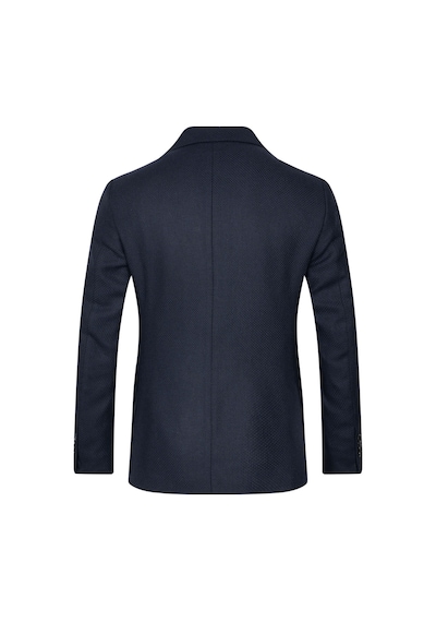 Hatemoğlu Lacivert Comfort Fit Mono Yaka Klasik Ceket