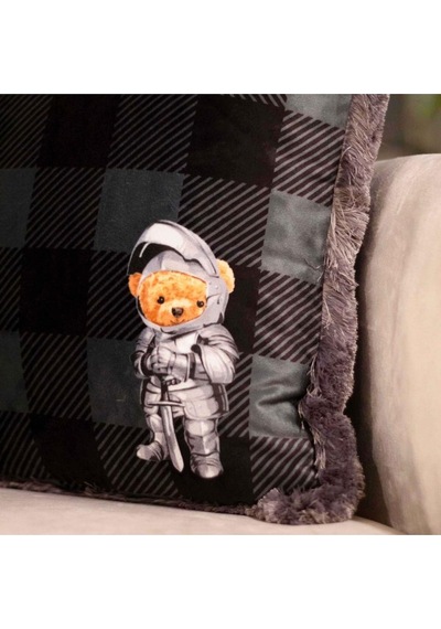 Şövalye Teddy Kadife Yastık Dolgu Boncuk Elyaf Uluslararası Yıkama Ve Solmama Sertifikası Çok Renkli