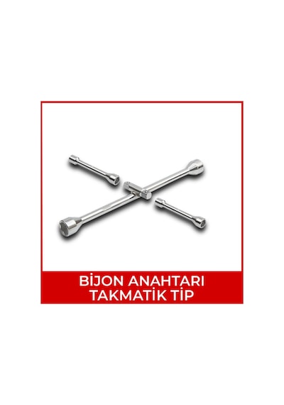 Bijon Anahtarı İşler Pres 4 Kollu Takmatik Tip - Çantalı