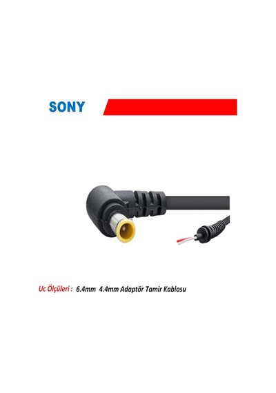 Sony Uyumlu Ta03 Yuvarlak Iğneli Tamir Kabl 6.4Mm 4.4Mm
