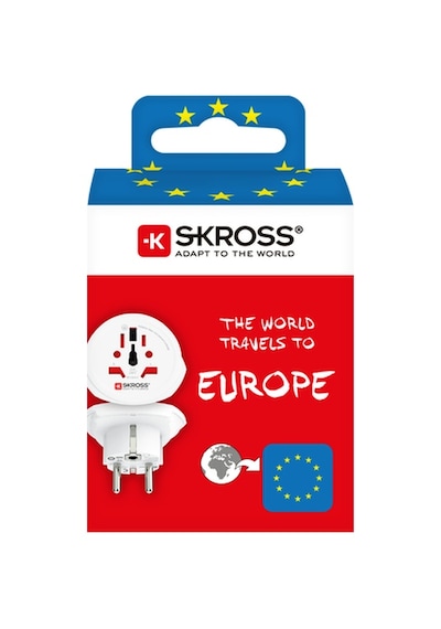 Seyahat Adaptörü, World To Europe Beyaz