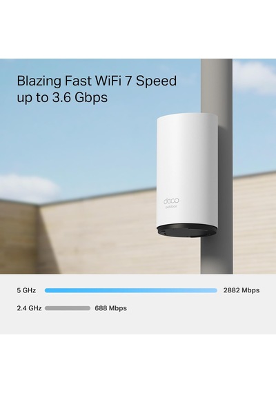 Tp-link Deco Be25 Outdoor 1-pack Wi-fi 7 Mesh Sistemi Be3600