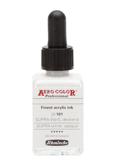 Schmincke Aero Color Super Opak Beyaz 101 Mürekkep 28ml