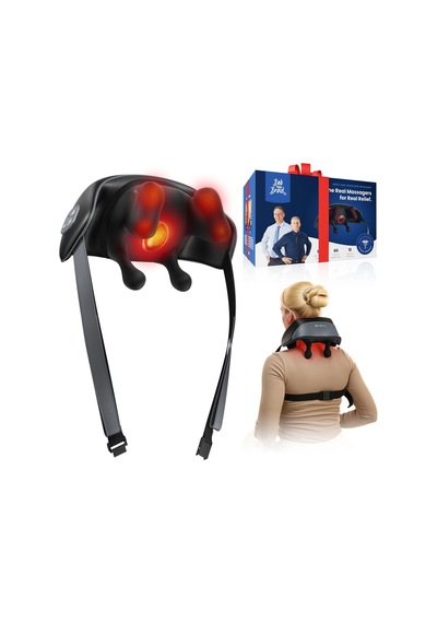 Bob And Brad 4d Shiatsu Boyun Masajı, Boyun, Omuzlar İçin Isıtmalı, Kablosuz Ve Elektrikli Masaj Cihazı, 2 Masaj Ve Sıcaklık Seviyesi, Erkekler Ve Kadınlar İçin Mükemmel Bir Hediye
