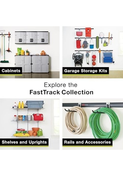 Rubbermaid Newell Organisation Garaj Fast Track Hortum İçin 0 - 10 CM