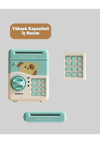 Sam51 Müzikli Işıklı Kumbara Su Yeşili Diğer