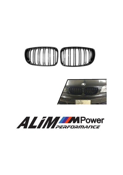 Bmw 1 Serisi E81 E87 Lcı Piano Black Çift Çıtalı Panjur 2008-2011 Uyumlu