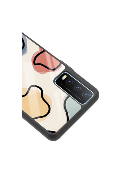 Vivo Y20 Nude Milky Tasarımlı Glossy Telefon Kılıfı Çok Renkli
