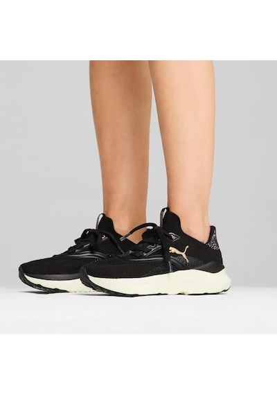 Puma 310162-01 Softrıde Mayve Leoprd Günlük Spor Ayakkabı - Puma Siyah