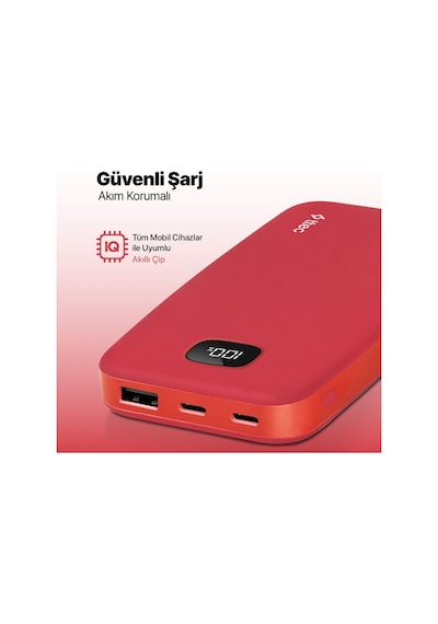 Ttec 2BB205GK Lcd 10.000 mAh Powerbank