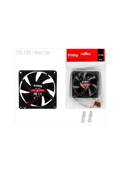 Frisby Kasa Fanı 8cm 4-pin Fcl-f8b