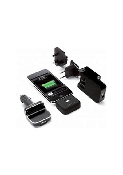 Griffin PowerDuo Reserve Apple Uyumlu iPhone 4S/4 PowerBank Harici Şarj Cihazı (Ev+Araç)