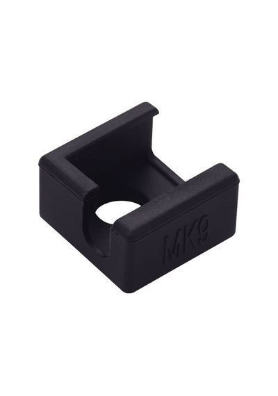 Koodmax E3d-v6 Sıcaklığa Dayanıklı Mk8/mk9 Alüminyum Isıtıcı Blok Silikon Kılıfı Siyah