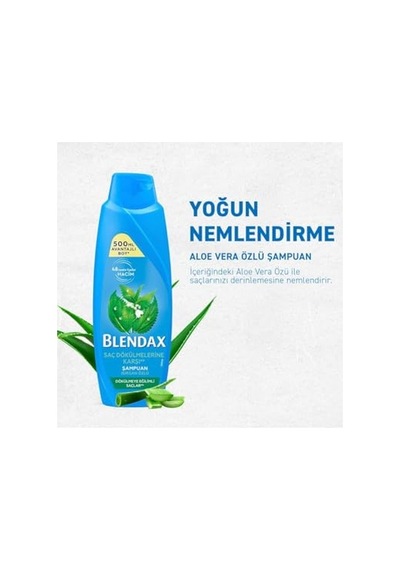 Yoğun Nemlendirme Aloe Vera Özlü Şampuan, 500 Ml