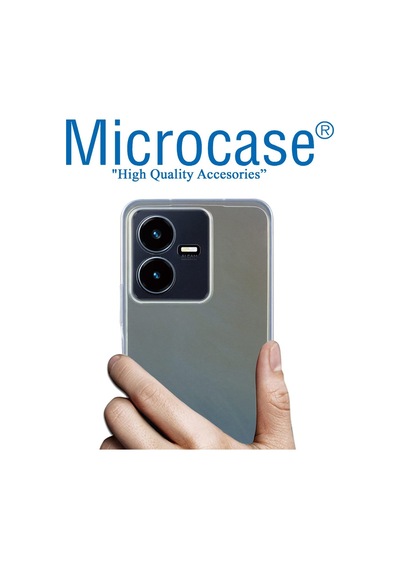 Vivo Y22S Slim Serisi Soft TPU Silikon Kılıf - Şeffaf AL3324