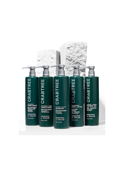 Crabtree & Evelyn Shampoo 443 Ml + Conditioner 443 Ml + Shower Gel 443 Ml + Body Lotion 443 Ml +hand Wash 443 Ml