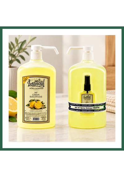 Bezos Limon Kokulu Pompa Kolonya Bzs01