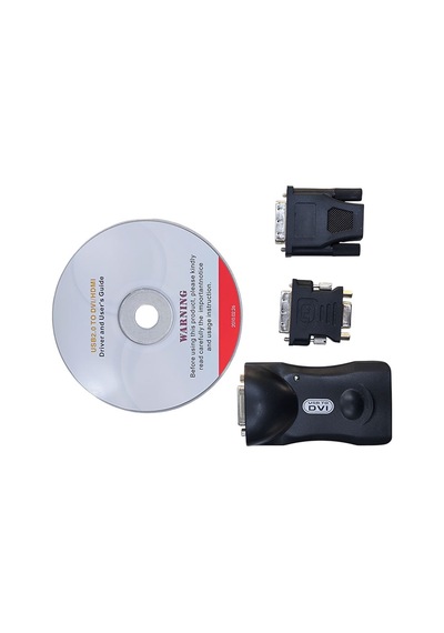 Usb 2.0 To Dvı 24+5 - Hdmi -vga Çevirici Converter Adaptör