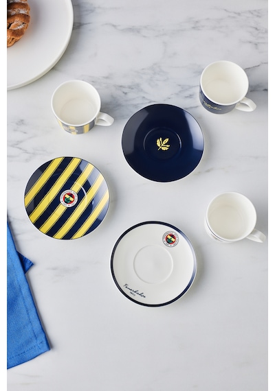Karaca X Fenerbahçe Lisanslı 6 Kişilik Kahve Fincan Takımı 80 Ml Lacivert