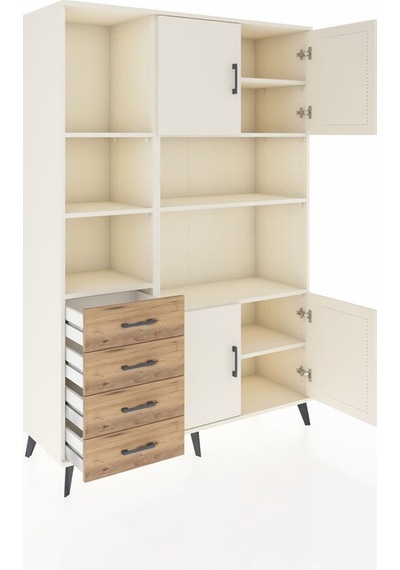 Hyperion Dolap 8 Raflı 4 Çekmeceli 4 Kapaklı 132x44x195 Aytaşı-aytaşı/çam Aytası/atlas Çam - Aytası Hyperion Dolap 8 Raflı 4 Çekmeceli 4 Kapaklı 132x44x195 Aytaşı-aytaşı/çam Aytası/atlas Çam - Aytası