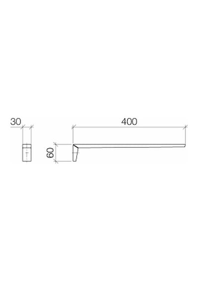 Dornbracht Supernova Havluluk-40Cm Krom