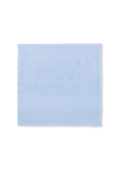 % 100 Pamuk Müslin Bebek Omuz Bezi 5 Li Endless Blue - Mavi Clothmp3511