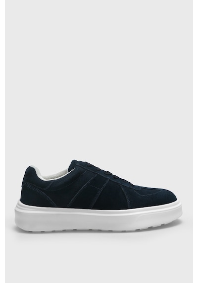 Lufian Jaques Erkek Deri Sneaker Ayakkabı Lacivert 01-lacivert