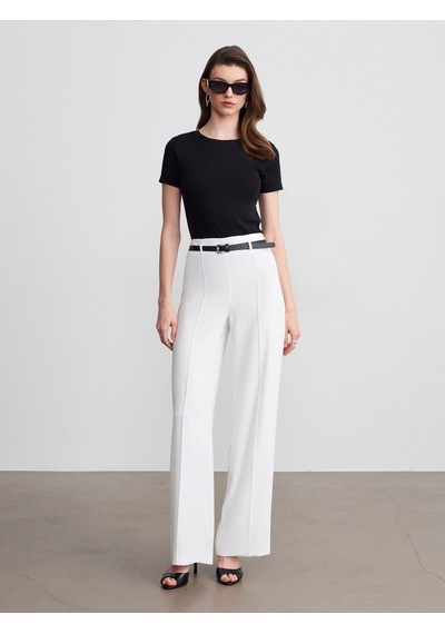 Dilvin 32637 Bisiklet Yaka T-shirt-siyah
