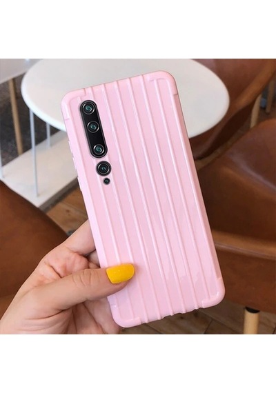 Xiaomi Mi 10 Trunk Lines İnce Soft Silikon Kılıf- 5775 Siyah