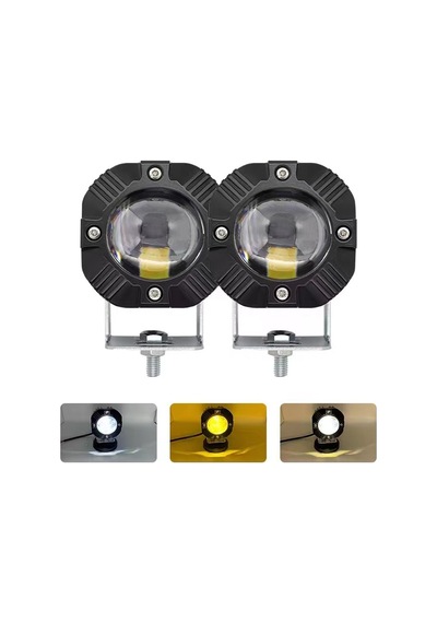 Offroad sis lambası 40w beyaz-amber çakarlı 12-30v / LASS294