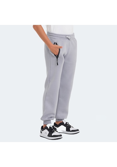 Slazenger  LAMIS Çocuk Fermuar Cepli Taş Gri Eşofman  Altı