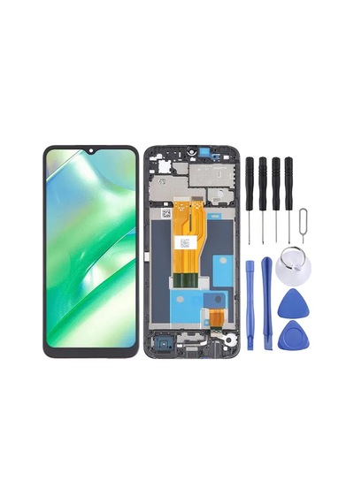 Çelik Pro Realme Rmx3624 Realme C33 Ekran Lcd Uyumlu Dokunmatik Full Çıtalı
