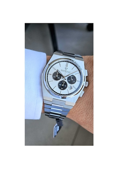 Rym-280268-cr Quartz Erkek Kol Saati - Çelik Kasa Ve Safir Cam - 2 Yıl Garanti Gümüş