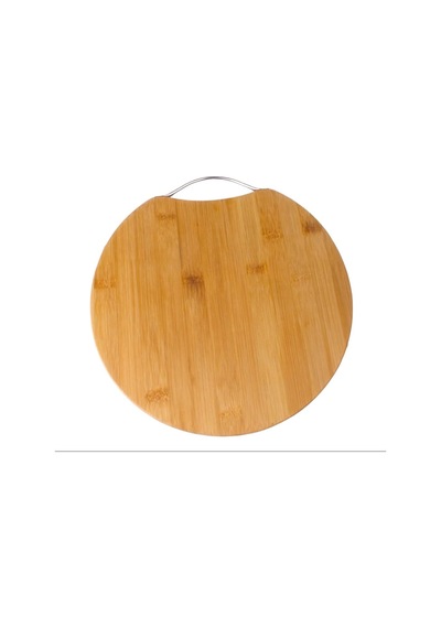 Deconox Bambu Kesim Sunum Tahtası Yuvarlak 28 28 1,5 Cm, Asma Aparatlı Kesme Tahtası, Ahşap Kesme Tahtası Diğer