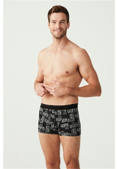 U.S. Polo Assn. U.s Polo Assn. 80338 Erkek 3 Lü Boxer-antrasitmelanj&siyah&grimelanj Antrasit