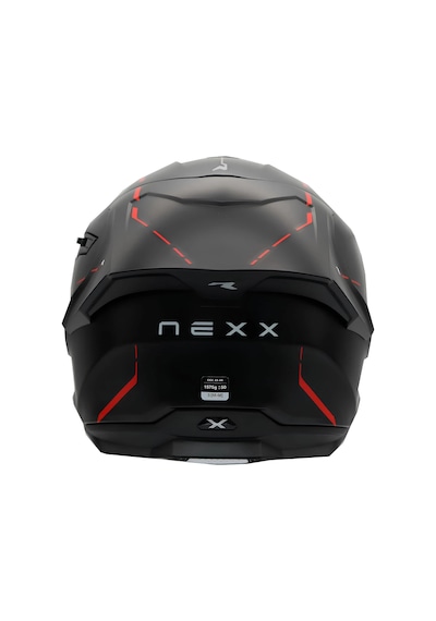 Nexx Y.100r React Mat Siyah-kırmızı Kask Mat Sıyah-kırmızı