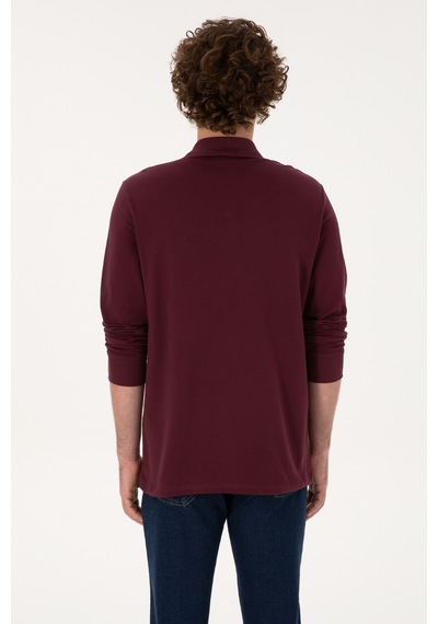 U.s. Polo Assn. Erkek Plum Sweatshirt 50307688-vr177 New Plum
