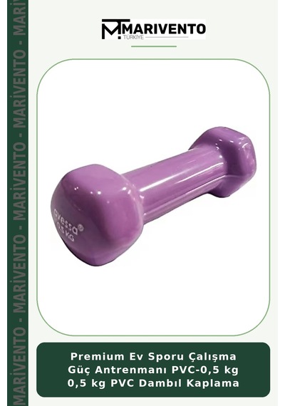 Premium Ev Sporu Çalışma Güç Antrenmanı Pvc-0,5 Kg 0,5 Kg Pvc Dambıl Kaplama