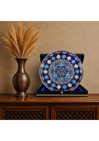 E38 El İşçiliği Çini Tabak 40 Cm - 6748
