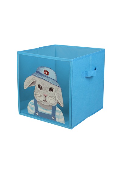 Koçtaş Tavşan Desenli Pvc Kutu 30 x 30 CM Mavi