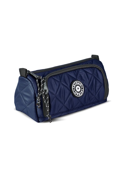Jacbag Prime Xl Soft-çift Bölmeli Kapitone Kalemkutu Prime Xl Soft-lacivert renkli