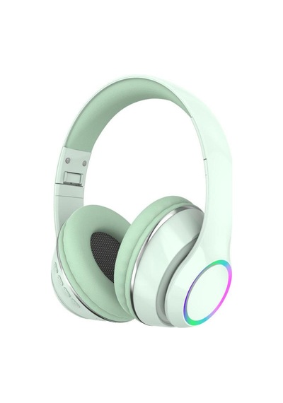P101 Bluetooth Kulaklık 5.3 Wireless Headphone Şarjlı Rgb Led Işıklı Fm Radyo Sd Kart Type C Şarj
