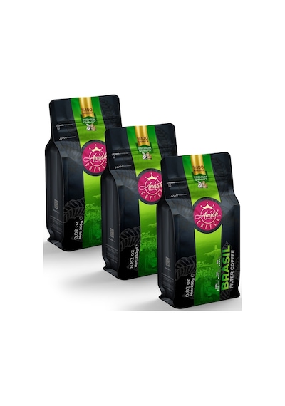Anisah Brezilya Santos Öğütülmüş Filtre Kahve 3 x 250 G