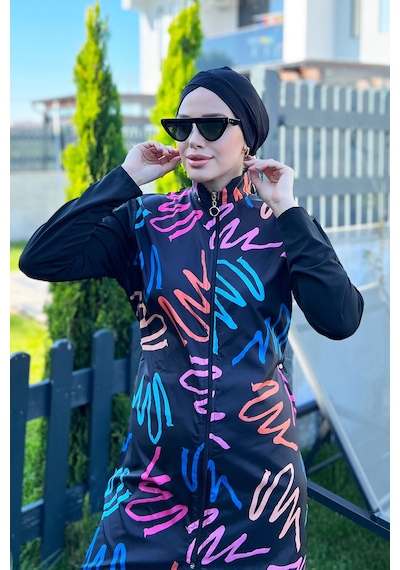 Tam Kapalı Mayo Remsa Mayo R4402 Neon Siyah