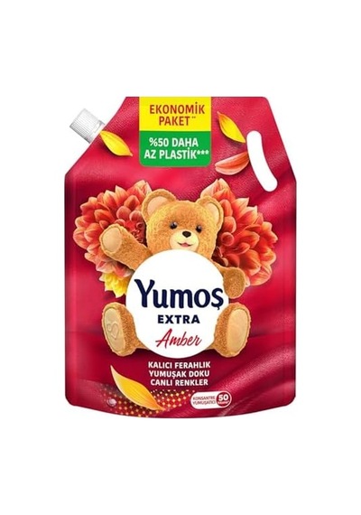 Ekstra Amber Konsantre Yumuşatıcı Pouch 1200 Ml 0.75 LT - 2.5 LT - 12 KG