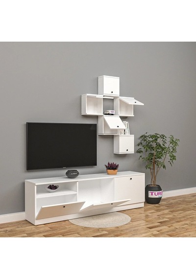 Smooth Tv Ünitesi Mdf Siyah Smooth Tv Ünitesi Mdf Siyah